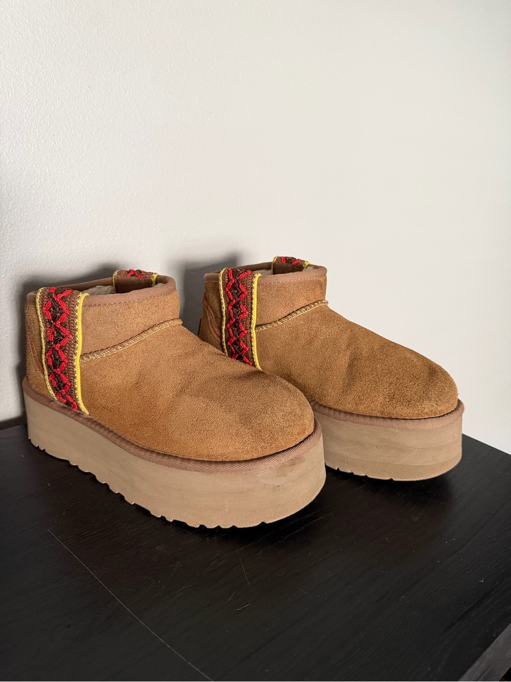 UGG Classic Ultra Mini Braid Platform boots size US women’s 8